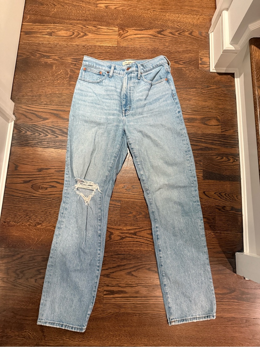 Madewell Perfecr Vintage Straight Jean
